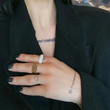Vintage Style Wide Ring for Women