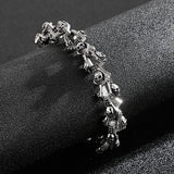 Men's Punk Skull Casting Stainless Steel Bracelet