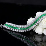 Plated Zircon Chain Bracelet for Women