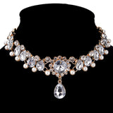 Exaggerated Temperament Alloy Bridal Necklace
