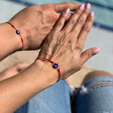 European & American Woven Eye Bracelet Couple Bracelet Red Lucky Jewelry