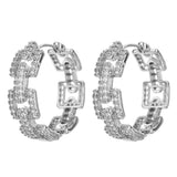 Hollow Zircon Earrings for Wedding Party ER-529