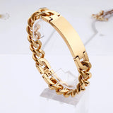 Men's Titanium Steel Bracelet European American Jewelry