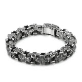 Hip-Hop 316L Stainless Steel Cross Men's Bracelet