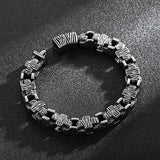 Hip-Hop 316L Stainless Steel Cross Men's Bracelet