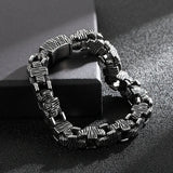 Hip-Hop Stainless Steel Cross Men's Bracelet