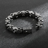 Hip-Hop Stainless Steel Cross Men's Bracelet