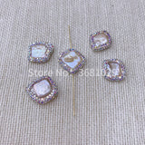 Fashionable Pearl Square Condole Drops Bead