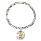 Fortune Necklace US Dollar Bitcoin Maple Leaf Sweater Chain