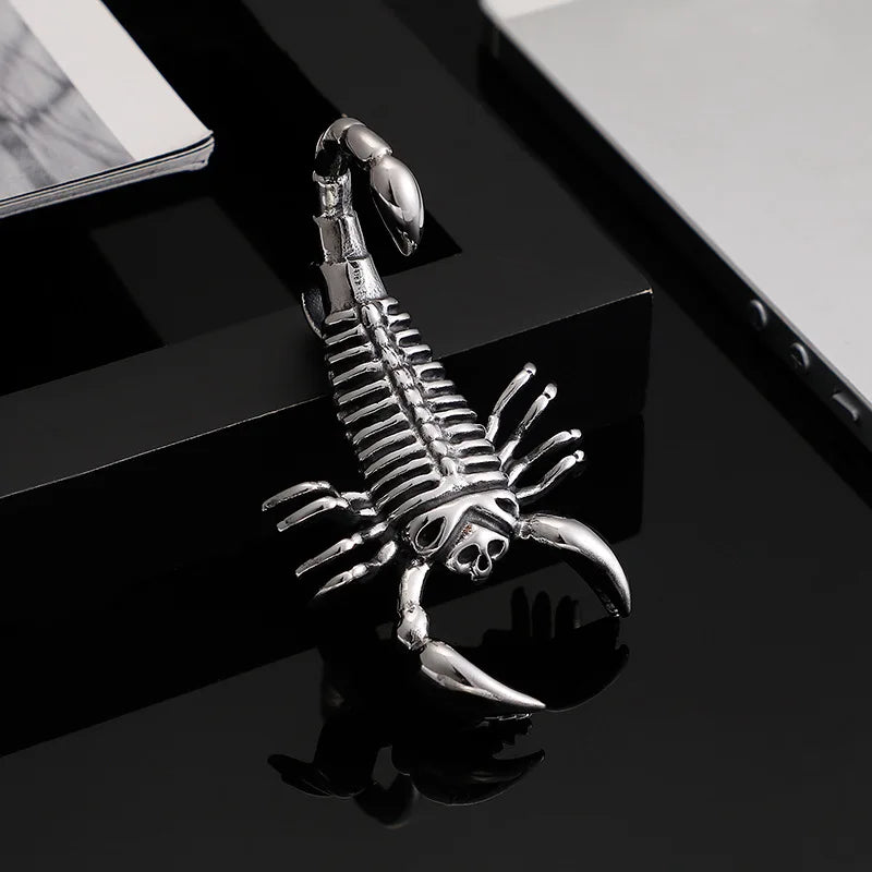 Hip-hop Scorpion Pendant Necklace Men's Unisex Jewelry