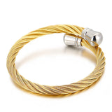 Hipster Punk Titanium Steel Bracelet