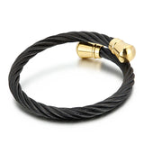 Hipster Punk Titanium Steel Bracelet