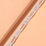 Hollow Rhinestones Anklet for Women's Beach Anklet
