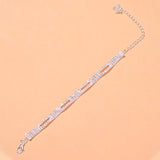 Hollow Rhinestones Anklet for Women's Beach Anklet