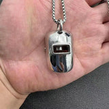 European/American Ins Welder Mask Pendant
