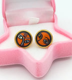 European & American Enamel Lacquered Earrings