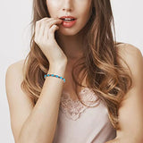 Turquoise Red Copper Magnetic Bracelet for European & American Ladies