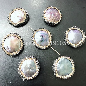 Sparkling Pearl Round Beads Earrings Necklace Pendant Chain