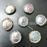 Sparkling Pearl Round Beads Earrings Necklace Pendant Chain