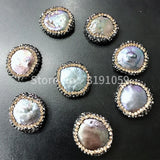 Sparkling Pearl Round Beads Earrings Necklace Pendant Chain