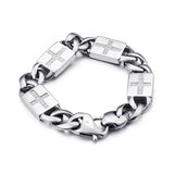 Men's Titanium Steel Cross Stone Jewelry