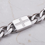 Men's Titanium Steel Cross Stone Jewelry