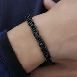 Men's Stainless Steel Skull Bracelet Retro Jewelry