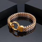 Men's Stainless Steel Multicolor Bracelet