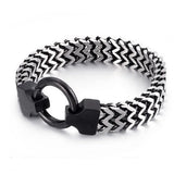 Men's Stainless Steel Multicolor Bracelet