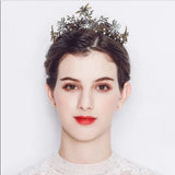 Baroque Dragonfly Alloy Bride Crown Wedding Headpiece