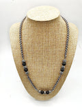 Tiger Eye Stone Fresh Water Pearl Necklace