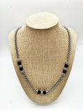Tiger Eye Stone Fresh Water Pearl Necklace