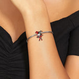 European/American Elk Clown Bracelet S925 Silver Beaded DIY Jewelry