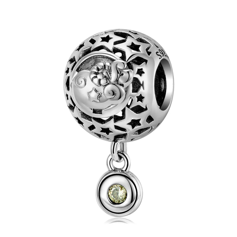 European Zodiac Beads for DIY Jewelry Charm