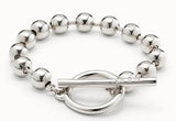 High-Quality Electroplating 925 Silver 14K Pendant Beads Bracelet Jewelry