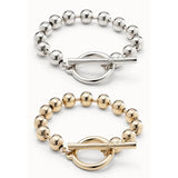 High-Quality Electroplating 925 Silver 14K Pendant Beads Bracelet Jewelry