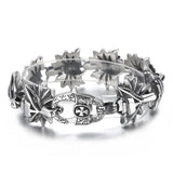 Cross Buckle Hand Decoration Retro Domineer Men's Titanium Steel Bracelet