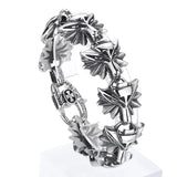 Cross Buckle Hand Decoration Retro Domineer Men's Titanium Steel Bracelet