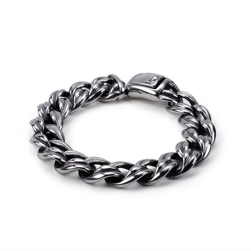 Vintage Men's Stainless Steel Bracelet