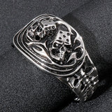 Punk Skull Stainless Steel Bracelet
