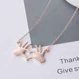 Heart Pendant Necklace for Mom & Girlfriend, Clavicle Chain