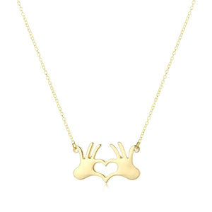 Heart Pendant Necklace for Mom & Girlfriend, Clavicle Chain