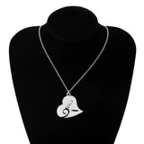 Heart Pendant Love Necklace for Women, European and American Style