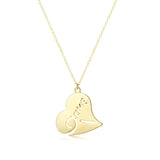 Heart Pendant Love Necklace for Women, European and American Style