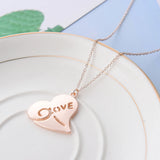 Heart Pendant Love Necklace for Women, European and American Style