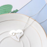 Heart Pendant Love Necklace for Women, European and American Style
