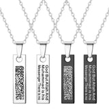 Religious Muslim Necklace Stainless Steel Jewelry