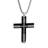 Religious Cross Men's Necklace Jewelry
