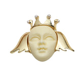 Vintage Court Crown Pearl Pendant DIY Jewelry Material