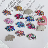 Retro Ethnic Elephant Pendant DIY Earrings Accessory